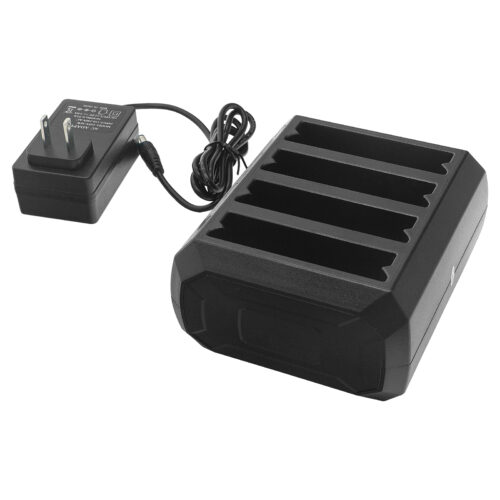 4-Slot Battery Charger Charging Cradle with power supply For ZEBRA TC51 TC510K TC52 TC56 TC57 (SAC-TC51-4SCHG-01)