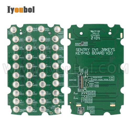 38-Key Keypad PCB for ZEBRA MC330K-G MC330M-G MC330K-R MC330M-R MC330K-S MC330M-S