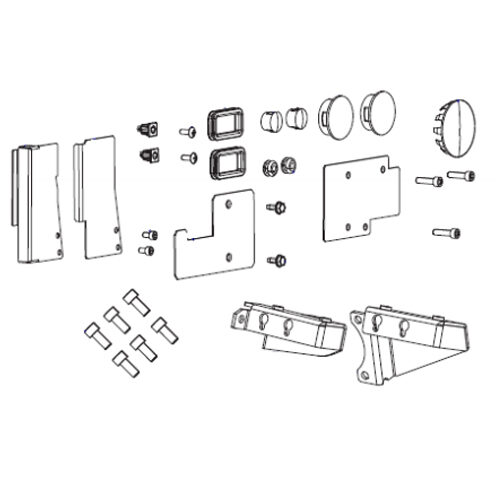 Covers for option holes, access holes, sensor brackets, etc.. 105SLPlus & Xi4 Series P1006119