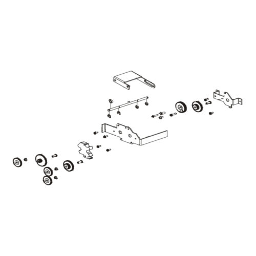 Kit Drive System Hardware for TTP2000 printers with serial numbers less than 5-0953-22555 P1014135