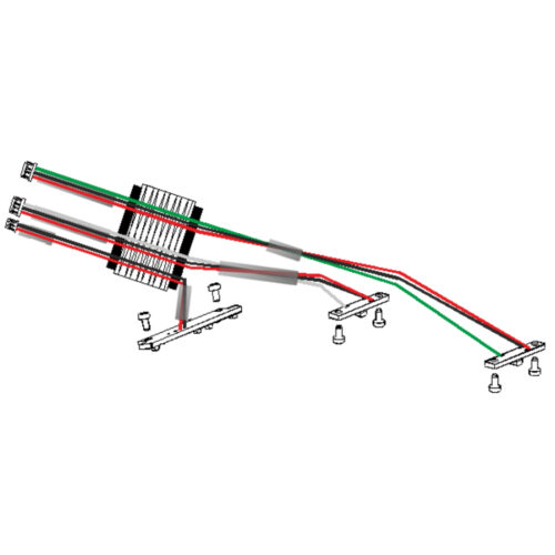 Kit Cable SPI Media Sensor Legacy – printers with serial numbers less than 2-1205-39563 P1029257-018