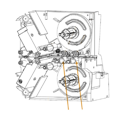 Kit Card Staging Nip Roller ZXP8 105936G-524