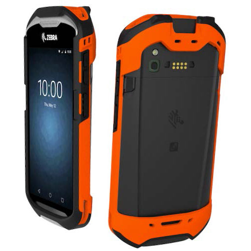 Rugged Boot Orange with Hand Strap for Zebra TC52AX (SG-TC52AX-EXOLOL-01  )