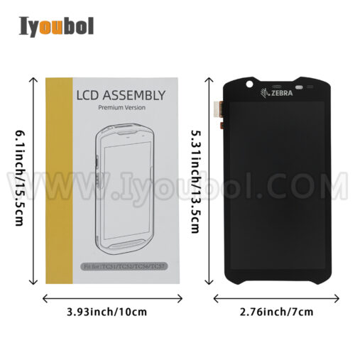 Touch Screen with LCD Module For Motorola Zebra Symbol TC52X