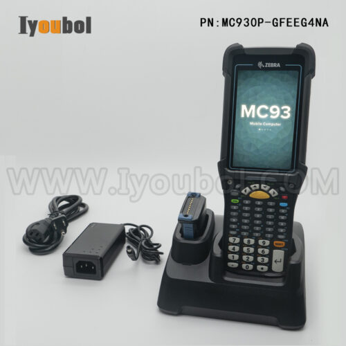 Zebra MC930P-GFEEG4NA and Charging Base Fully Refurbished with Battery