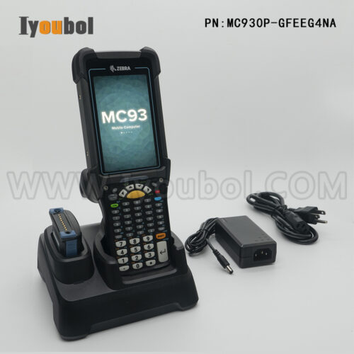 Zebra MC930P-GFEEG4NA and Charging Base Fully Refurbished with Battery