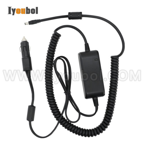 Car/Boat/RV DC Power Cord for Zebra ZQ520 Direct Thermal Mobile Label Printer