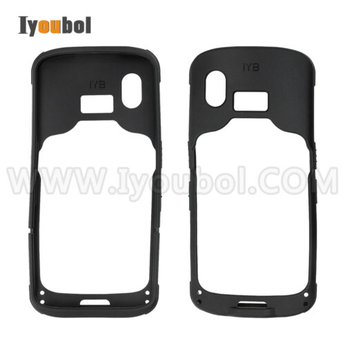 Protective Cover Rubber Case for Zebra TC15 Cushioning Shock-Resistant Case-Black