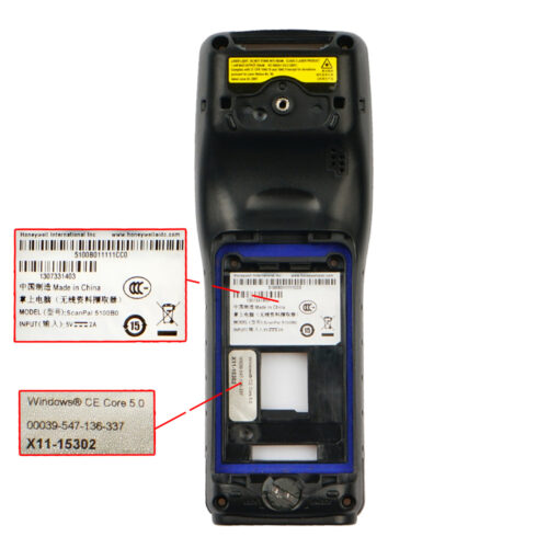 Back Cover ( 2D Version ) Replacement for Honeywell Dolphin 5100