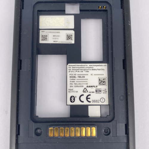 Back Cover (new version) Replacement for Honeywell Dolphin 70E Dolphin 75E